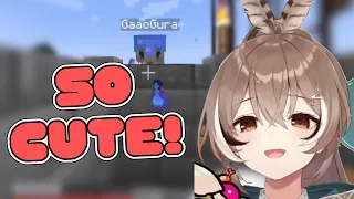 Gura & Mumei have a 𝐂𝐔𝐓𝐄 Conversation in Minecraft... (ft. Sana) [HOLOLIVE EN]