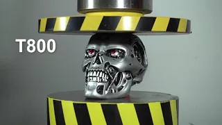 Crushing Terminator With Hydraulic Press - 5 Minute Satisfying