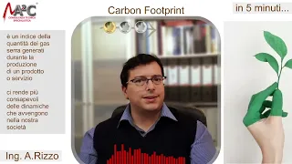 La Carbon Footprint - impronta di carbonio - in 5 minuti