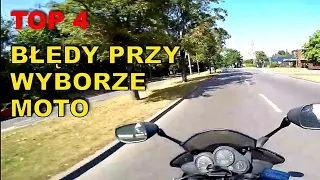 Top 4 najczęstszych błędów przy wyborze motocykla