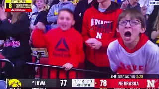 Jaz Shelley Three gives the lead to Nebraska Husker Women’s Basketball defeats Iowa 2/11/24