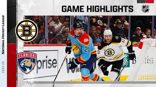 Bruins @ Panthers 1/28 | NHL Highlights 2023