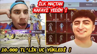 CARL PUBG HESABIMI FULLEDİ ! İLK MAÇTAN ÇILDIRDIM 🤬 - Pubg Mobile