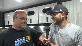 Tyler Courtney discusses his second-place finish in the Bob Weikert Memorial at Port Royal