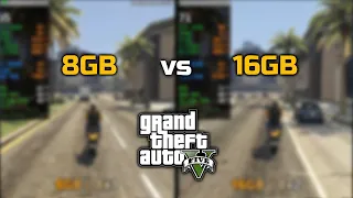 GTA V/5 (8GB vs 16GB) Ram