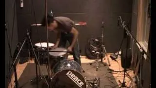 Radio Чача "Ой мороз, мороз" Recording Drums