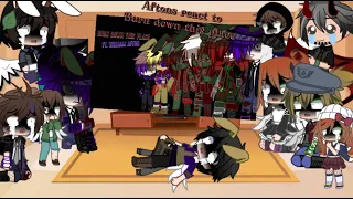 Aftons + some others react to Burn down this place| William Afton| FNAF| angst| TW| bit inspired