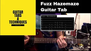 Fuzz Hazemaze Guitar Lesson Tutorial with Tabs