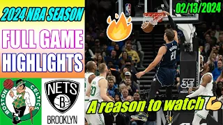 Boston Celtics vs Brooklyn Nets [FULL GAME] QTR (Feb 13, 2024) | NBA Highlights 2024