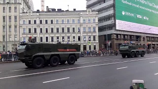 День Победы 2017, военная техника, Новый Арбат 2