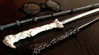 КАК СДЕЛАТЬ ВОЛШЕБНЫЕ ПАЛОЧКИ ИЗ ФИЛЬМА ГАРРИ ПОТТЕР СВОИМИ РУКАМИ Harry Potter Magic Wand