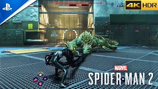 SPIDER-MAN 2 PS5 GAMEPLAY | FIGHT WITH LIZARD | 4K HDR 60FPS GAMEPLAY