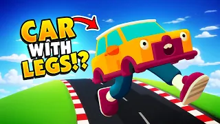 I Became a CAR With LEGS In the Weirdest Game Ever - What the Car