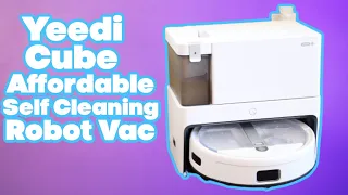 Yeedi Cube : The Most Affordable Self Washing Robot Vacuum! 2500 Vibrations Per Minute Sonic Mop!