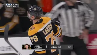 Bruins Jeremy Lauzon scores 1st NHL goal - 11/11/2018