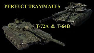 T72A & T64B｜Perfect Teammates & The Effectiveness of Reconnaissance (War Thunder)