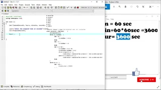 C++ program. Elapsed seconds conversion to hours:minutes:seconds.