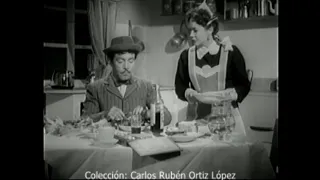 "Vivillo Desde Chiquillo" (1951)-Escena película protagonizada por el dúo cómico Manolín y Shilinsky