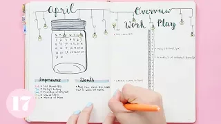 April 2018 Bullet Journal Setup | Plan With Me