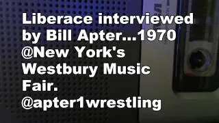 REMARKABLE ENTERTAINER/SHOWMAN LIBERACE INTERVIEWED BY BILL APTER--1970