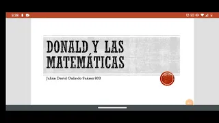 resumen de Donald en el mundo de las matemáticas