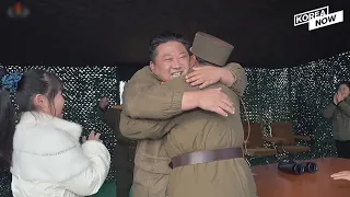 [Full Ver.] Kim Jong-un inspects ICBM launch with his daughter