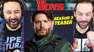 THE BOYS SEASON 3 First Look Teaser - Jensen Ackles Marvel Easter Eggs REACTION!!