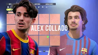 ÁLEX COLLADO FIFA/LOOK ALIKE