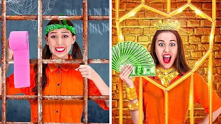 COMMENT DEVENIR POPULAIRE EN PRISON || Manières Bizarres de Cacher des Friandises par 123 GO! SCHOOL