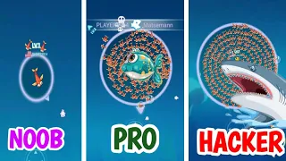 NOOB vs PRO vs HACKER | In Fish Go.io | Dubygamer