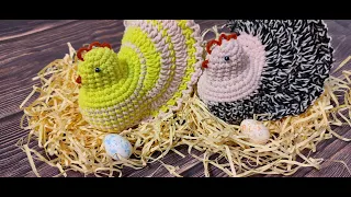 ПАСХАЛЬНАЯ КУРОЧКА крючком / Easter chicken Crochet