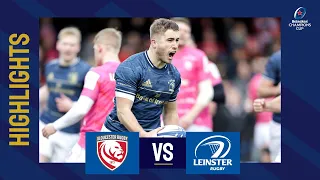 Highlights - Gloucester Rugby v Leinster Rugby Round 3│Heineken Champions Cup 2022/23