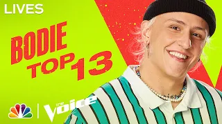 Bodie Performs The Proclaimers' "I'm Gonna Be (500 Miles)" | NBC's The Voice Top 13 2022