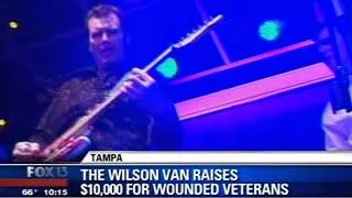 The Wilson Van raises $10k for Hope For The Warriors @ Hard Rock on FOX-13