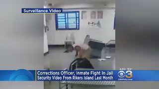 Video Shows Fight Between Corrections Officer, Inmate At Rikers Island