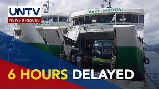 Byahe ng Ro-Ro bus mula NCR patungong Masbate, naantala ng halos 6 na oras