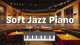 | Soft Jazz Piano | ☕Coffee Shop Ambience Relaxing Jazz Piano Instrumental Music for Study , work