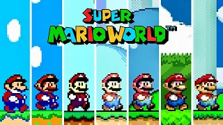 Evolution of Mario in Super Mario World