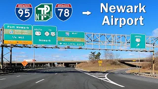 Driving to Newark Airport via NJ Turnpike/I-95/I-78 (from North Jersey or New York)