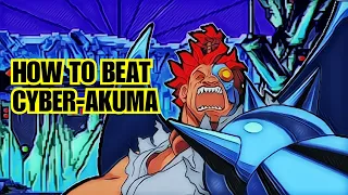 How to Defeat Easily Cyber-Akuma in Marvel Super Heroes vs. Street Fighter