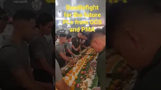 Today, the members of OCC Class 57-2022 and PMA Class 2023 had a boodlefight!