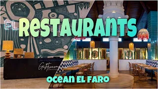 [4K] 🇩🇴 Restaurants Ocean El Faro | Punta Cana | Dominican Republic