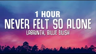 [1 HOUR] Labrinth, Billie Eilish - Never Felt So Alone (Lyrics)