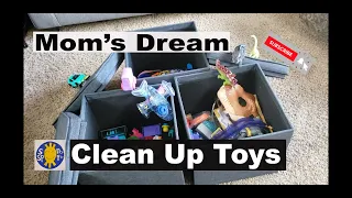 Moms Dream Clean Up Toys - Toys Picking Them Selves Up! - Time Lapse