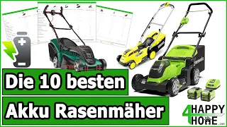 Akku Rasenmäher kaufen 2020 ➡️ Die 10 besten Akku Rasenmäher im Vergleich [3 Preisklassen]