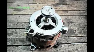 DO NOT THROW THE OLD WASHING MACHINE MOTOR IN THE TRASH / DIY LATHE FOR WOOD