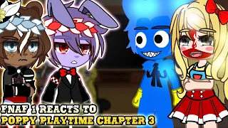 FNaF 1 reacts to Poppy Playtime chapter 3 || Gacha react