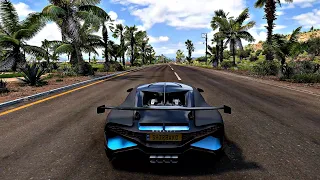 Forza Horizon 5 - Bugatti Divo Top Speed & Acceleration 1500 Horsepower Gameplay  (4K Ultra HD)