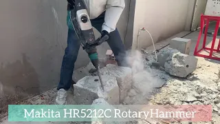 Makita HR5212C Advanced AVT SDS Max 52mm Rotary Hammer / Testing