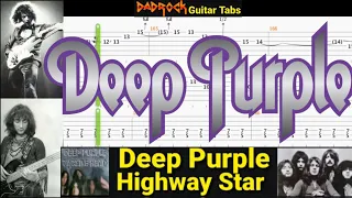 Highway Star - Deep Purple - Guitar + Bass TABS Lesson